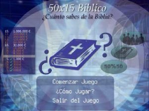 ¿Quien quiere ser biblionario? Juego Biblico 50×15