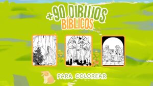 +90 Dibujos Bíblicos para Colorear