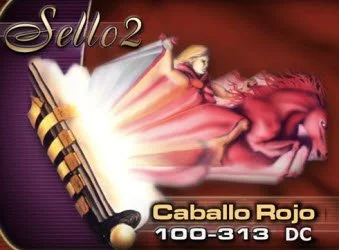 Sello 2: Caballo Rojo, 100-313 DC Sello 2: Caballo Rojo, 100-313 DC