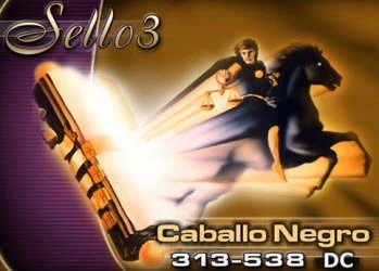 Sello 3: Caballo Negro, 313-538 DC Sello 3: Caballo Negro, 313-538 DC