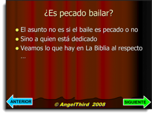 El Baile en la Biblia