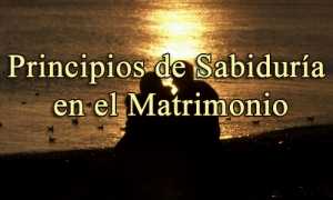 Principios de Sabiduría en el Matrimonio