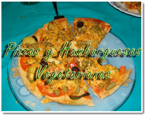 Pizzas y Hamburguesas | Recetas Vegetarianas 