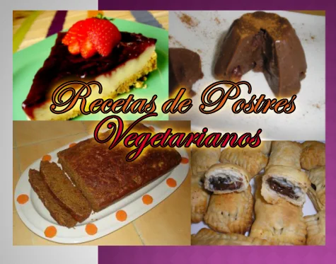 Recetas de Postres Vegetarianos Recetas de Postres Vegetarianos