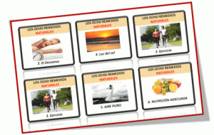 Los Ocho Remedios Naturales en PowerPoint