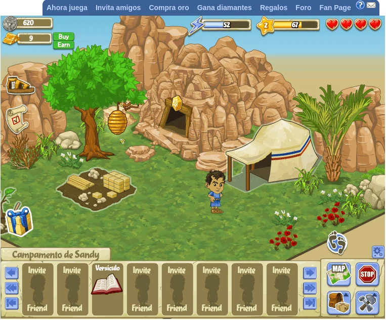 El Viaje de Moisés | Juego Social para Facebook