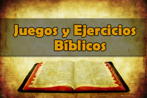 30 juegos y ejercicios Bíblicos fáciles