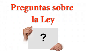 Preguntas sobre la Ley