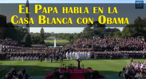 El Papa habla en la Casa Blanca con Obama