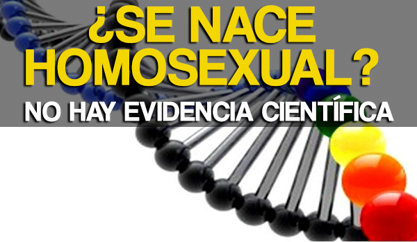 ¿Se Nace Homosexual No hay evidencia Científica