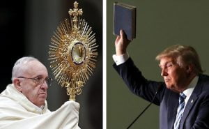 Trump visitará el Papa y firma decreto que debilita la separación Iglesia-Estado