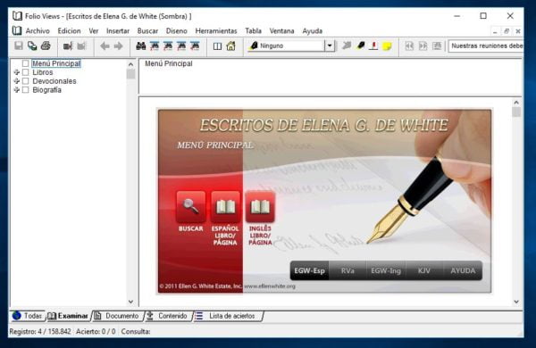 CD-Rom de Elena G de White Writings para PC y MAC