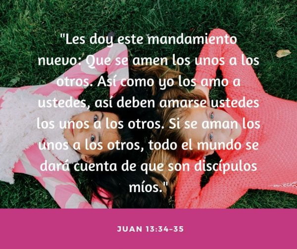 Que se amen los unos a los otros. Asà como yo los amo a ustedes