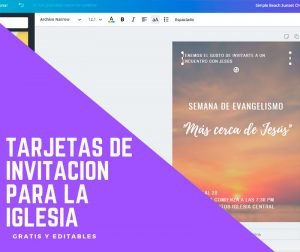 Tarjetas de invitación para eventos de la Iglesia – gratis y editables