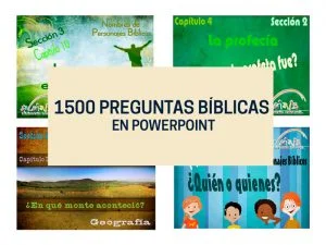 1500 preguntas bíblicas en Powerpoint