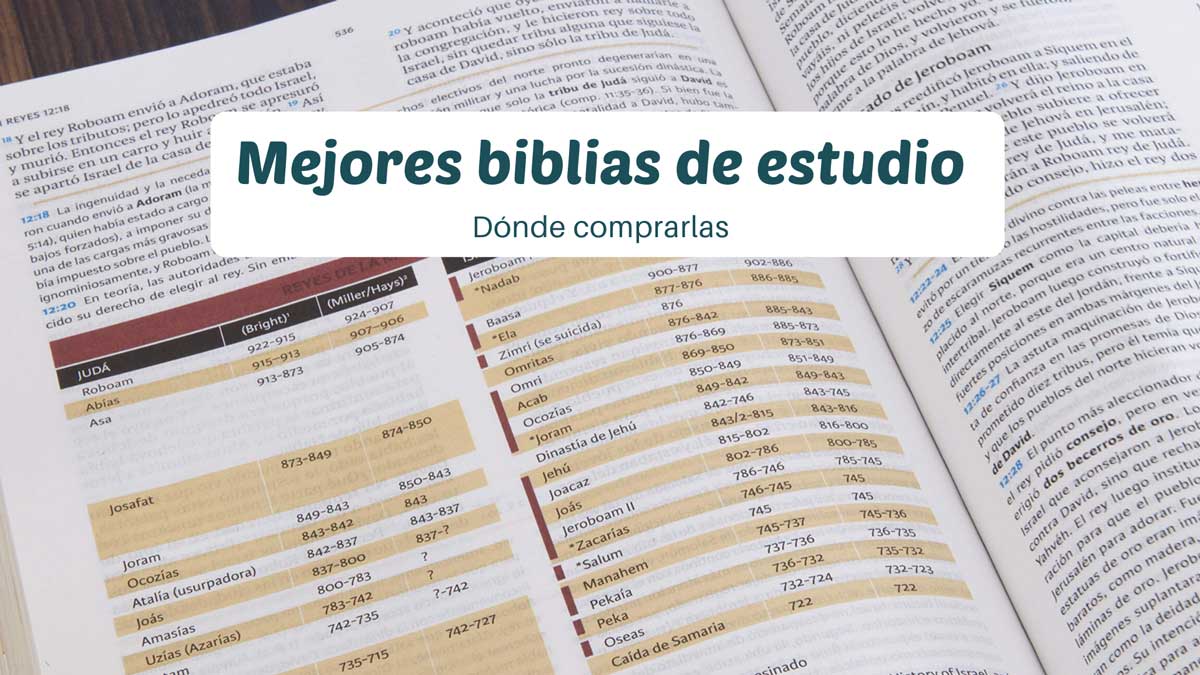 Mejores biblias de estudio