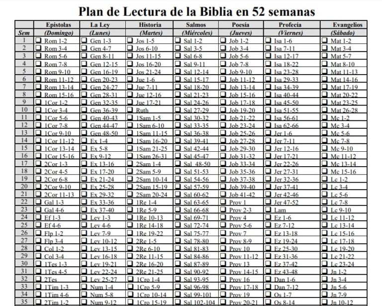 Año bíblico 2024 8 planes para leer la biblia en un año