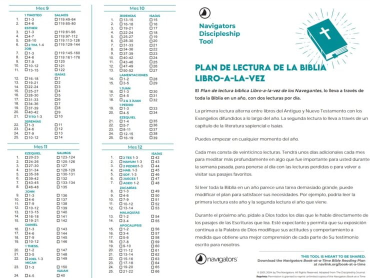 Año bíblico 2023 5 planes para leer la biblia en un año Recursos