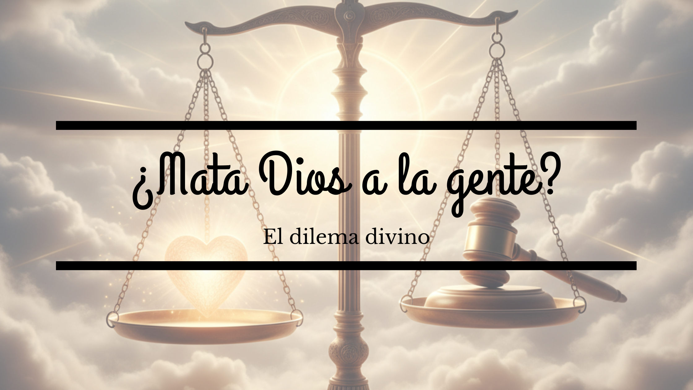 El dilema divino: ¿Dios mata personas?
