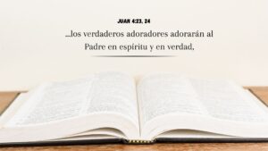 adoración a Dios en la biblia