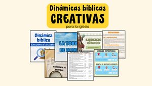 +40 Dinámicas bíblicas creativas para la iglesia en PDF