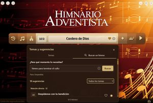 Himnario Adventista para PC, Mac y Linux: nueva versión y nuevas funciones